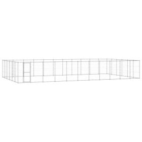 Outdoor Dog Kennel Galvanized Steel 859.6 ftÂ¬â‰¤