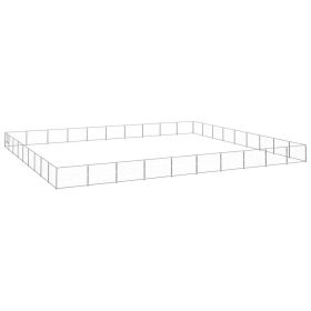Dog Kennel Silver 968.8 ftÂ¬â‰¤ Steel