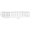 Outdoor Dog Kennel Steel 703.3 ftÂ¬â‰¤