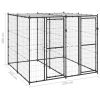 Outdoor Dog Kennel Steel with Roof 52.1 ftÂ¬â‰¤