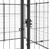 Outdoor Dog Kennel Steel 364.7 ftÂ¬â‰¤