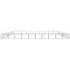 Dog Kennel Black 1076.4 ftÂ¬â‰¤ Steel