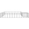 Dog Kennel Black 338.6 ftÂ¬â‰¤ Steel