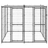 Outdoor Dog Kennel Steel with Roof 52.1 ftÂ¬â‰¤