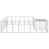 Dog Kennel Silver 130.2 ftÂ¬â‰¤ Steel