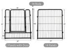 Dog Playpen Puppy for Medium Small Dogs Outdoor Pet 16 Panels Exercise Pen 32