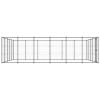 Outdoor Dog Kennel Steel 390.7 ftÂ¬â‰¤