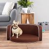Brown Round Pet Sofa Dog sofa Dog bed Cat Bed Cat Sofa