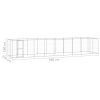 Outdoor Dog Kennel Galvanized Steel 234.4 ftÂ¬â‰¤
