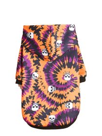Pet Clothes Small And Medium Sized Dog Cat Pet Halloween Pumpkin Belt (Option: Skull-XL)